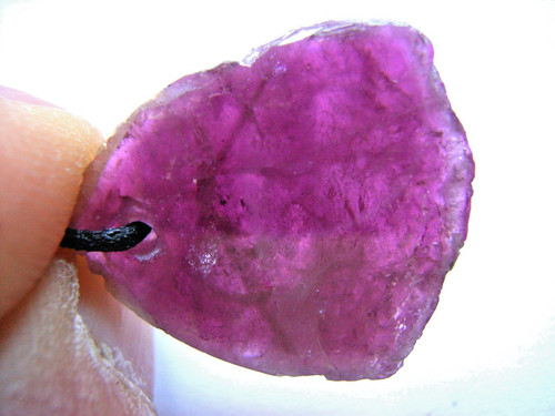 Rote turmalin scheibe - rote,