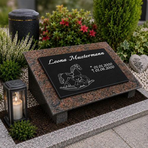 Granit grabstein multicolor - granit,