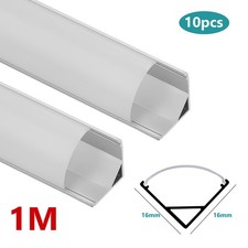 10x1m LED Aluminium Profil Alu