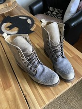 Frye Leder Boots Used Look