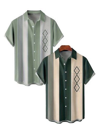 Herren bowling 50s - 50s, retro