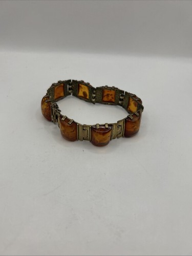 Bernstein armband silber 835 - armband,