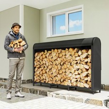 Outsunny Kaminholzregal Metall