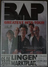 Bap Original Concert Poster Lingen Marktplatz 05.08.2006 ca. 59x84cm