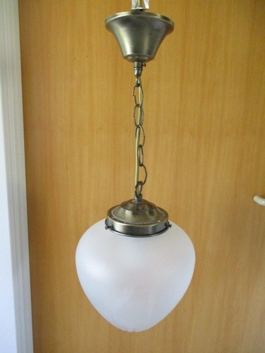 Hängelampe glas jugendstil - hängelampe, im