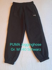 PUMA Jogginghose Gr. M 140 Schwarz Trainingshose Sporthose Kinder