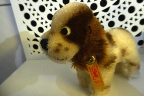 Steiff spaniel 1960 nr - steiff,