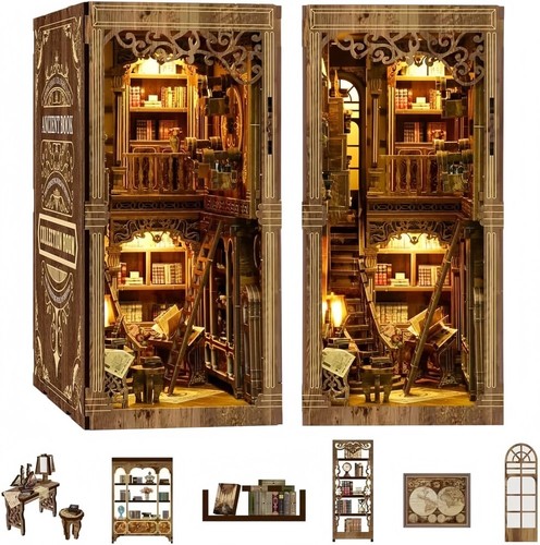 Diy book nook kit holz - kit,