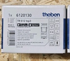 Theben TR 612 Top3 Digitale Zeitschaltuhr - Weiß (6120130)