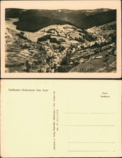 Ansichtskarte Goldlauter-Suhl Panorama-Ansicht zur DDR-Zeit 1955
