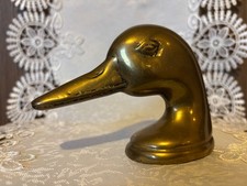 Flaschenöffner Entenkopf Ente Kapselheber Art Deco Messing