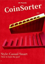 3D UK Münze Automatischer Sortierer Organizer Hergestellt aus 3D Drucker GBP