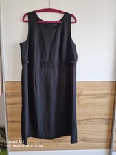 M.I.M Damen Kleid Lang Schwarz