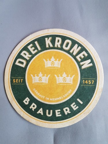 Bierdeckel drei kronen - bierdeckel,