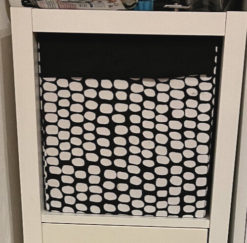 Ikea dröna box schwarz weiß - dröna, schwarz-weiß