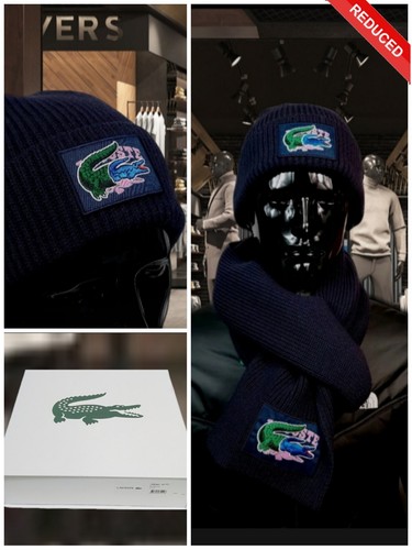 Lacoste gerippt blau - blau, marine