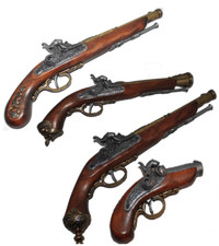 HOCHWERTIGE Piraten Pistole LARP Trombolon Perkussionspistole Steinschloss