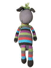 Pebblechild Donkey Plüsch Esel 40cm Kuscheltier Stofftier Plüschtier Häkeltier