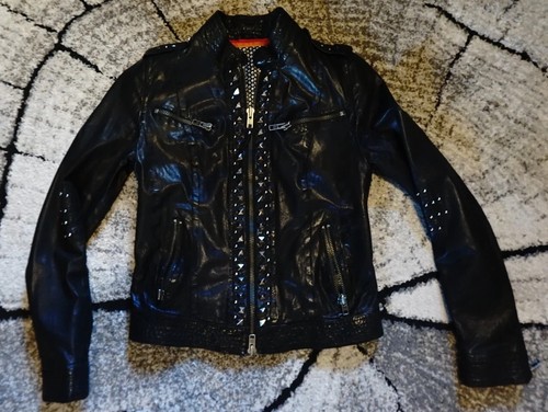 Damen echtleder jacke clan gr - ,