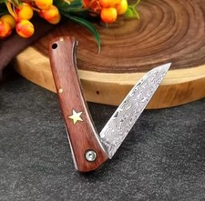 Higonokami Japanisches Taschenmesser Damaszener Stil. Top Geschenk. Neu