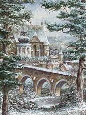 Altes Ölgemälde Mödling