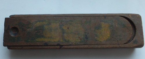 Holz griffeldose mit - holz,