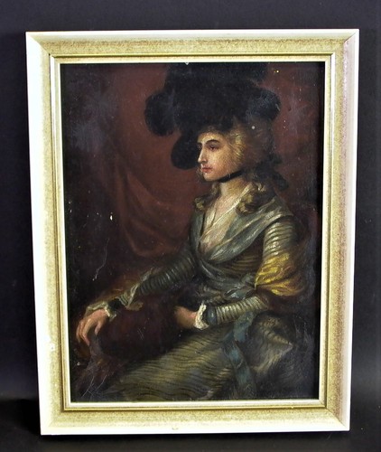Altes damenportrait - -,