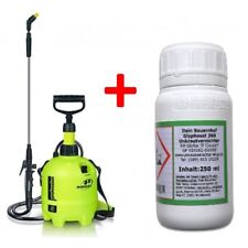 250ml Glyphosat Unkrautvernichter + 5l Marolex Profession 5 Gartenspritze