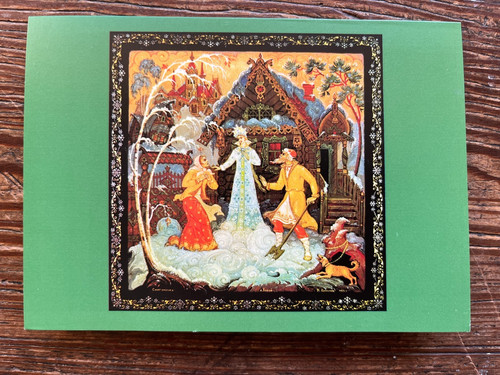 Palekh klappkarte unicef - palekh,