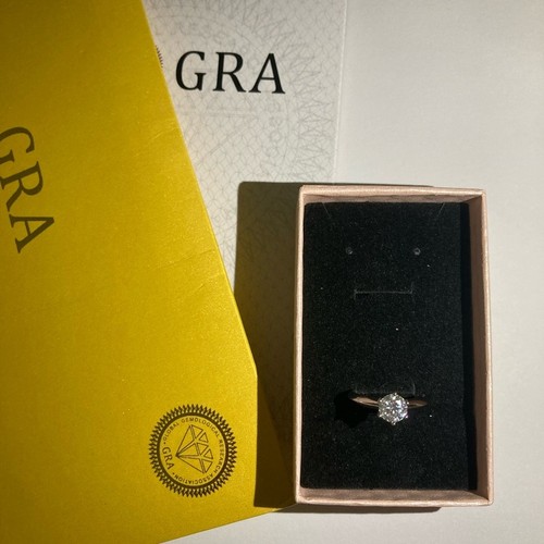 Moissanit ring - 6,5, mm