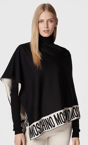 Women moschino poncho white - moschino,