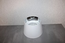 Deckenlampe Stehlampe Lampenschirm  Silber Weiß E 14 E14 Stoff  Lampen Schirm