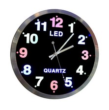 Wanduhr LED Uhr Analog
