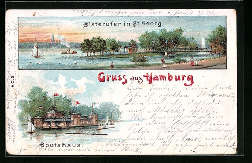 Lithographie hamburg georg - lithographie, hamburg-st.georg