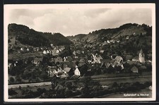Epfendorf a. Neckar, Teilansicht mit Kirche, Ansichtskarte 