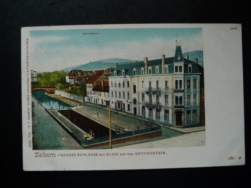 Zabern mit grosse schleuse - zabern,