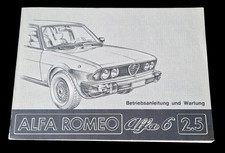ALFA ROMEO 6 2.5 Limousine
