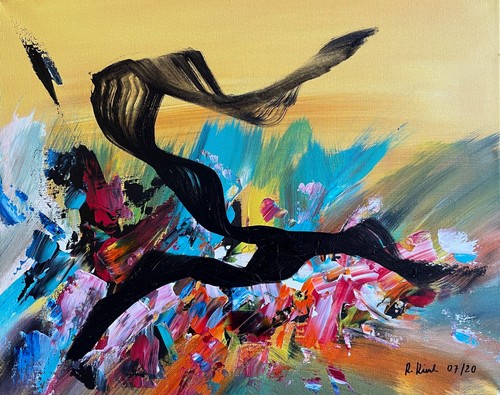 Original acrylgemälde 40x50 - acrylgemälde,