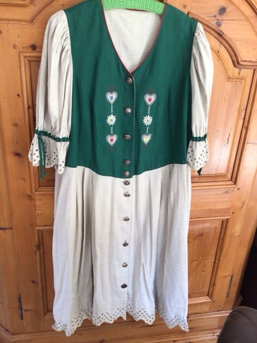Trachtenkleid leinen - trachtenkleid,