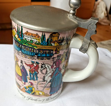 Porzellanbierkrug Eröffnung