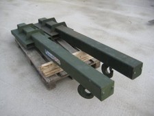 1 Kranverlängerung Kranausleger Lasthaken Gabelstapler mit Schnellaufnahme Kaup