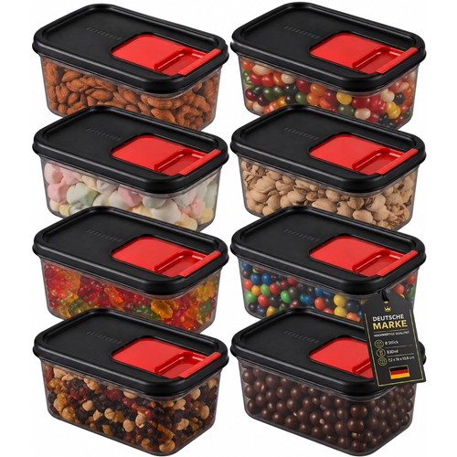 Schüttdosen 8er set - schüttdosen,