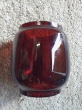 Durchgefärbtes Ersatzglas ROT Petroleumlampe Feuerhand 
