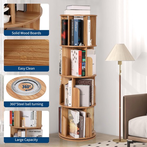 360 drehbares bücherregal - 360°,