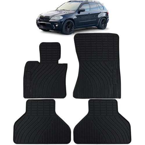 Auto gummi fußmatten schwarz - auto,