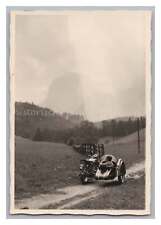 BMW Motorrad mit Beiwagen 1953 - Reise - Altes Foto 1950er