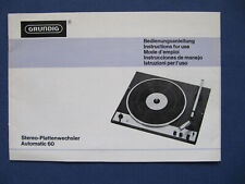 Grundig Stereo-Plattenwechsler