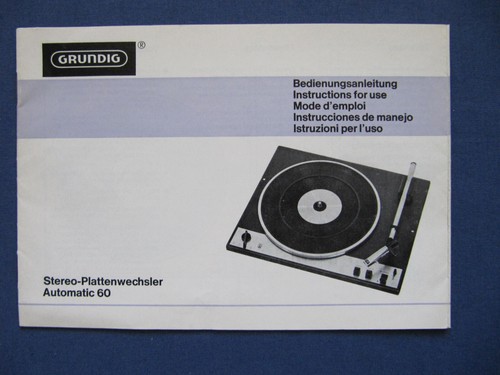 Grundig stereo plattenwechsler - grundig, stereo-plattenwechsler