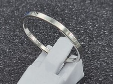 Sterling Silber 925 Ring schlicht 2mm breit flachrund auch diamantiert/vergoldet