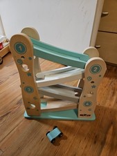 MyToys Kugelbahn Rennbahn Holzbahn Auto